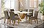 Conjunto de Mesa Solus 160cm + 06 Cadeiras Vita Bege - Móveis Henn - Imagem 1