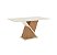 Conjunto de Mesa Solus 160cm c/ Vidro + 06 Cadeiras Malu Linho - Móveis Henn - Imagem 4