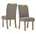 Conjunto de Mesa Yara 160cm + 06 Cadeiras Bella Marrom Amendoa - Móveis Henn - Imagem 3