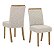 Conjunto de Mesa Yara 160cm c/ Vidro e Cantos Redondos + 06 Cadeiras Malu Linho - Móveis Henn - Imagem 3