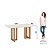 Conjunto de Mesa Yara 160cm c/ Vidro + 06 Cadeiras Milla Plus Corano Caramelo - Móveis Henn - Imagem 5