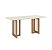 Conjunto de Mesa Yara 180cm c/ Vidro e Canto Redondo + 06 Cadeiras Esther Creme - Móveis Henn - Imagem 4