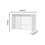 Bancada Gourmet 100% MDF - C630-05 - Branco - Linha Americana - Moveis Henn - Imagem 3