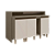 Bancada Ilha Gourmet 100% MDF 03 - Duna/Cristal - Linha Connect - Móveis Henn - Imagem 2