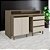 Bancada Ilha Gourmet 100% MDF 04 - Duna/Cristal - Linha Connect - Móveis Henn - Imagem 1