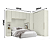 Dormitório Modulado 05 Pçs - Linha Seletto - Areia - Móveis Henn - Imagem 8