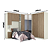 Dormitório Modulado 05 Pçs - Linha Seletto - Areia/Jequitibá - Móveis Henn - Imagem 9