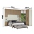 Dormitório Modulado 05 Pçs - Linha Seletto - Areia/Jequitiba - Móveis Henn - Imagem 8