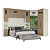 Dormitório Modulado 05 Pçs - Linha Seletto - Areia/Jequitiba - Móveis Henn - Imagem 7