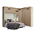 Dormitório Modulado 04 Pçs - Linha Seletto - Areia/Jequitiba - Móveis Henn - Imagem 8