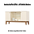 Balcão Buffet Eiffel 04 Portas - Ref. S352-129 - Off White / Nature - Moveis Henn - Imagem 3