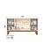 Balcão Buffet Eiffel 04 Portas - Ref. S352-129 - Off White / Nature - Moveis Henn - Imagem 6