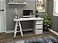 Mesa Escrivaninha 3 Gavetas - Linha Design - MB 1035 - Branco - Movelbento - Imagem 1
