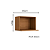 Nicho Microondas - Ref. G738 - Canela - Linha Maxxi - Kappesberg - Imagem 4