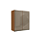 Aéreo 02 Portas 80cm com Vidro - Ref. G765 - Canela - Linha Maxxi - Kappesberg - Imagem 2