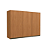 Aéreo 03 Portas 120cm - Ref. G766 - Canela - Linha Maxxi - Kappesberg - Imagem 2