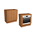 Balcão Forno de Embutir 80cm - R624 - Canela - Linha Ciela - kappesberg - Imagem 1