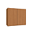 Aéreo 02 Portas 80cm - Ref. R644 - Canela - Linha Ciela - Kappesberg - Imagem 2