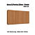 Aéreo 03 Portas 120cm - Ref. R646 - Canela - Linha Ciela - Kappesberg - Imagem 2
