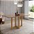 Mesa Natali Retangular 160cm c/ Vidro - Ref. SC133-128 - Nature - Moveis Henn - Imagem 1