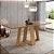 Mesa Lins Retangular 200cm c/ Vidro - Ref. SC137-128 - Nature - Moveis Henn - Imagem 1