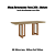 Mesa Yara Retangular 200cm - Ref. SC138-128 - Nature - Moveis Henn - Imagem 2