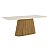 Mesa Olivia Retangular 200cm c/ Vidro - Ref. SC121-127 - Nature/Off White - Moveis Henn - Imagem 2