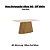 Mesa Olivia Retangular 160cm - Ref. SC119-127 - Nature/Off White - Moveis Henn - Imagem 2
