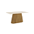 Mesa Olivia Retangular 160cm - Ref. SC119-127 - Nature/Off White - Moveis Henn - Imagem 3