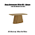 Mesa Olivia Retangular 160cm c/ Vidro - Ref. SC117-128 - Nature - Moveis Henn - Imagem 2