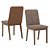 Par de Cadeiras Pietra - Ref. S41-548 - Corano Caramelo/Cacao - Moveis Henn - Imagem 2