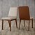 Par de Cadeiras Pietra - Ref. S41-547 - Corano Caramelo/Linho - Moveis Henn - Imagem 1