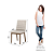 Par de Cadeiras Elena - Ref. S40-502 - Linho - Moveis Henn - Imagem 6
