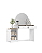 Penteadeira Agnes - Ref. D921-190 - Branco/Jequitiba - Moveis Henn - Imagem 5