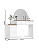 Penteadeira Agnes - Ref. D921-190 - Branco/Jequitiba - Moveis Henn - Imagem 7