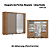 Roupeiro 02 Portas Mozzate - Ref. D340-226 - Cinamomo/Off - Avelã - Moveis Henn - Imagem 4