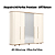 Roupeiro 06 Portas Premium - Ref. D338-129 - Off White/Nature - Moveis Henn - Imagem 2