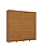 Roupeiro 250cm 02 Portas Cayman 100% MDF - Ref. D337-214 - Cinamomo - Móveis Henn - Imagem 4