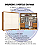 Roupeiro 250cm 02 Portas Cayman 100% MDF - Ref. D337-221 - Cinamomo/Off White - Móveis Henn - Imagem 3