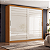 Roupeiro 250cm 02 Portas Cayman 100% MDF - Ref. D337-221 - Cinamomo/Off White - Móveis Henn - Imagem 2
