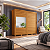 Roupeiro 250cm 02 Portas Cayman 100% MDF c/ Espelho - Ref. D337-214 - Cinamomo - Móveis Henn - Imagem 2