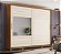 Roupeiro 02 Portas Cayman 100% MDF c/ Espelho - Ref. D337-127 - Nature/Off White - Móveis Henn - Imagem 1