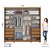 Roupeiro 02 Portas Cayman 100% MDF c/ Espelho - Ref. D337-127 - Nature/Off White - Móveis Henn - Imagem 4