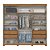 Roupeiro 06 Portas Pétrus 100% MDF - Ref. D336-127 - Nature/Off White - Móveis Henn - Imagem 3