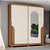 Roupeiro 06 Portas Talles - Ref. D335-127 - Nature/Off White - Móveis Henn - Imagem 1