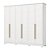 Roupeiro 06 Portas Americano Prime - Ref. D335-05 - Branco - Móveis Henn - Imagem 2