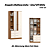 Roupeiro Multiuso Doha - D332-221 - Cinamomo/Off White - Moveis Henn - Imagem 3