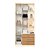 Roupeiro Multiuso Doha - D332-129 - Off White/Nature - Moveis Henn - Imagem 4