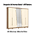 Roupeiro 06 Portas Dubai - Ref. D322-127 - Nature/Off White - Móveis Henn - Imagem 2