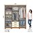 Roupeiro 06 Portas 03 Gavetas Caju - Ref. DA136-127 - Nature / Off White - Moveis Henn - Imagem 4